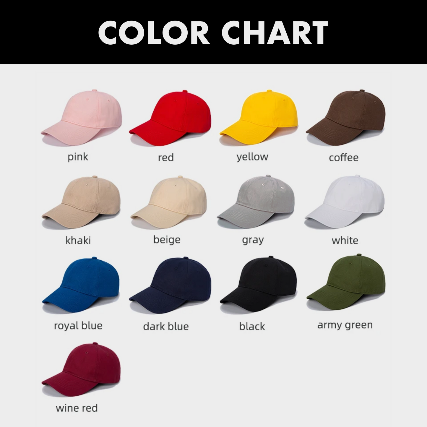 Custom Embroidered Baseball Hats